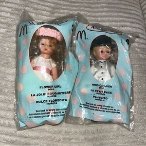 Vintage McDonalds happy meal Madame Alexander Wedding Dolls Ring boy Flower Girl